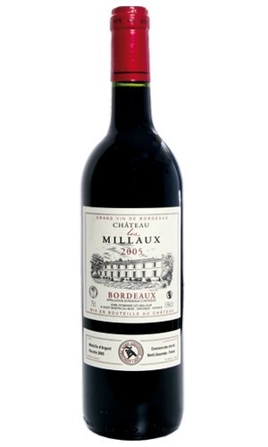 Vinho Chateau Les Millaux Bordeaux 750Ml