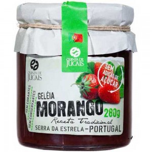 Geleia De Morango Sem Acucar 280G Quinta De Jugais -Portugal