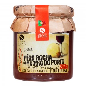 Geleia Pera Rocha Com Vinho Do Porto 280G Quinta De Jugais